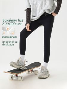 MiiOW | กางเกงขายาวทรงเข้ารูปสำหรับเด็ก Catman กางเกงยีนส์ทรงเข้ารูปสำหรับใส่ออกกำลังกายและโยคะในฤดูใบไม้ผลิและฤดูใบไม้ร่วง