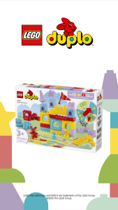 [BrickMonster] Lego 10450 Duplo Hopsys Castle Game