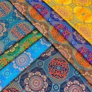 Vải Thêu Lụa Trung Quốc Truyền Thống Cho Trẻ Em Quần Áo Dân Tộc Mông Cổ Váy Qipao Vải Thêu Lụa Cho Trang Phục Lễ Hội