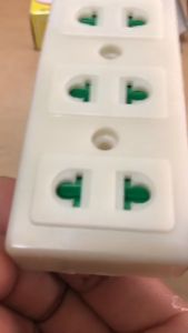 Ổ Cắm 3 Lỗ Thông Dụng- Ổ Cắm 3 Lỗ Đa Năng- Ổ Cắm 3 Lỗ Có Màn Che ASE Chất Lượng Cao