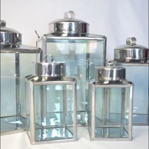 FUTAKE - Toples Kerupuk Stainless Segiempat All Varian Toples Jadul