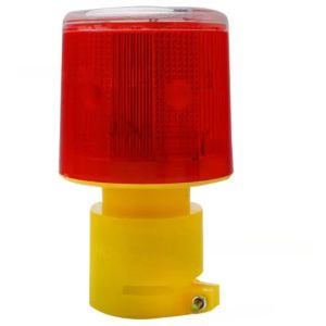 Daya Surya Lampu Peringatan Flash LED Warna Merah untuk Lalu Lintas/Perahu Lampu Kedap Kedip