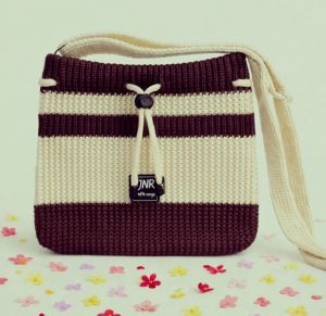 tas serut lebar tas hp serbaguna buat apa saja tas rajut 2 warna wanita trbaru