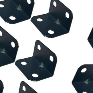 10/20/30 Pcs Black Right Angle Brackets Furniture Corner Connection Fixing Fasteners Used for Bed Frames Cabinets Tables