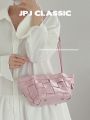 jpj | กระเป๋าสะพายไหล่ผู้หญิง JPJClassic กระเป๋าถือแบบถักหนังวัว กระเป๋าถือแบบมือ กระเป๋าถือแบบมีหาง กระเป๋าสะพายไหล่แบบมีสายเดี่ยว กระเป๋าสะพายประจำวัน. 