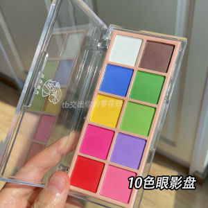 Matte Blue Eyeshadow High Saturation Creative Makeup Excited Eye Makeup Cold Tone Single Color Eyeshadow Realrola