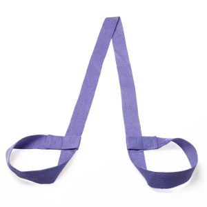 Yoga Mat Strap Carrier with Elastic Band Heavy Duty Adjustable Shoulder Strap Gym Travel Hands Free Carry for 8-10mm Thick Mat
