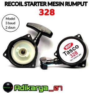 Recoil starter stater mesin potong rumput recoil stater mesin rumput tarikan mesin rumput 328 3B 2D Aksesori Untuk Mesin Mowers Ride-On - Lazada