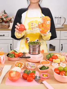 Bisa dimakan Mainan main mini kitchen set/set peralatan dapur lengkap 36pcs/ mainan memasak anak-anak set perkakas dapur