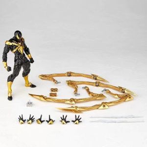 16cm Marvel Kaiyodo Revoltech Amazing Yamaguchi Iron Spider-Man Action Figures Model Doll Collectible Set Toy Decoration Gift