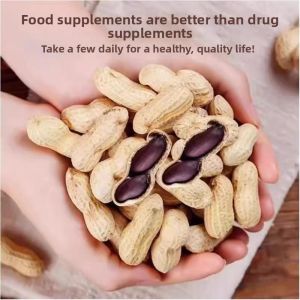 Rich in Selenium De-shelled Raw Black Peanuts 5 Kg