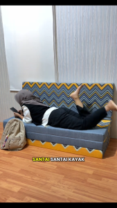 Kasur Lipat Busa Uk 200x140x10cm / Kasur Lantai Full Busa Original Garansi 5 Tahun