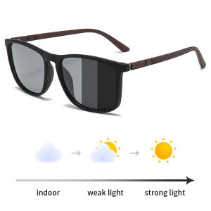 Fashion Photochromic Polarized Vintage Sunglasses Men Women Square Brand Designer Sun Glasses Man Driving Fishing Eyewear