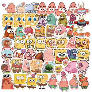 Waterproof Sponge Bob SquarePants Bumper Stickers Decorative Phone Case Laptop Water Bottle Luggage Decals 140-Piece Set