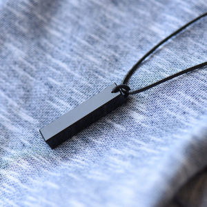 Necklace Mens Trendy Original Obsidian Pendant Female Minimalist Unique Pendant Natural Crystal Gift Student Couple Ornament