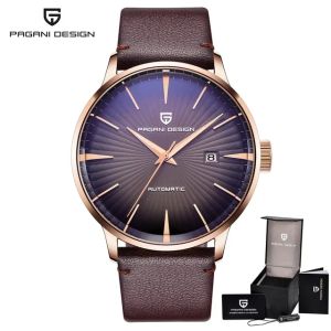 PAGANI DESIGN Mens Watch Fashion Sports Luxury Mens Stainless Steel Automatic Mechanical Business Watch
