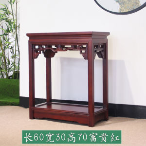 สไตล์จีนใหม่โต๊ะข้างไม้โซฟา Gap มุมแคบตารางยาวสี่เหลี่ยมผืนผ้าแถบตารางด้านข้างตู้ชาตารางกระถางภูมิทัศน์ตาราง