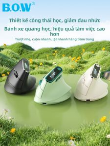 B.O.W | Chuột Bluetooth Ba Chế Độ Im Lặng Thiết Kế Ergonomic