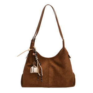 TAOHUALIHUA | Suede Velvet Underarm Shoulder Bag