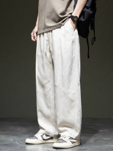 Breathable Loose Straight Leg Linen Casual Pants