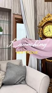 PROMO LOUNCHING Zelda Dress Muslim LD 110 cm Ceruty Babydoll Full Furing kancing Mewah Kondangan