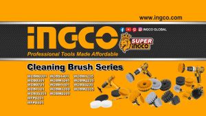 INGCO หัวแปรงสว่าน 3 ชิ้น แปรงทำความสะอาด WCBM0301",