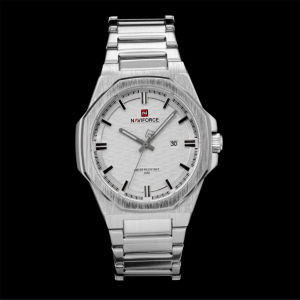 NAVIFORCE Original Mens Watch  Calendar Quartz Stainless Steel Strap Zinc Alloy Watch Case Luminous Pointer 30m Waterproof Mens Personalized Casual Watches NF9245