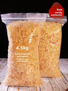 Authentic Old Yellow Cane Sugar Small Particle Multi-crystal Bulk Nine Pound Whole Box Miniature Yellow Sugar Blocks