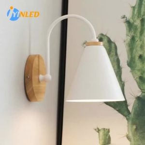 JOYINLED Đèn LED Treo Tường Tối Giản Hiện Đại E26/E27 Đen/Trắng Sắt Bắc Âu Đèn Trong Nhà Cho Phòng Ngủ Đầu Giường Nhà Bếp Phòng Ăn