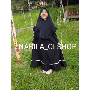Gamis Anak Perempuan Terbaru Set Jilbab