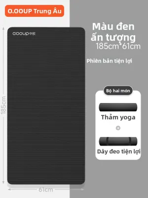 O:OOUP | Thảm Yoga Chống Sốc Im Lặng Chống Trượt Rộng Dày