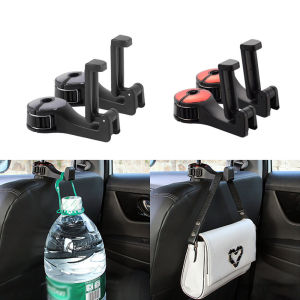 Đa chức năng 2 trong 1 móc xe cho ghế sau ẩn móc tựa đầu Giá để điện thoại Túi sắp xếp lưu trữ ví móc treo quần áo móc