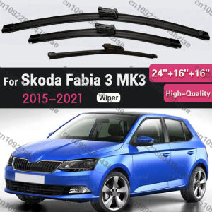 Car Front Wiper Blades For Skoda Fabia 3 MK3 NJ Hatchback 2015 - 2020 2019 2018 2017 2016 2015 Windshield Windscreen Brush