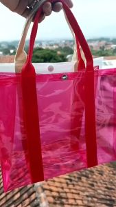 TOTE BAG MIKA KOREA UK 25X10X20 HAMPERS MINI SIZE HAND MIKA WARNA..