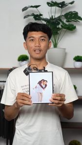 (8 PCS) 6R CETAK FOTO + BINGKAI MDF 15X20 CM Dipasang di Dinding Modern Satu Sisi frame Rectangle dinding