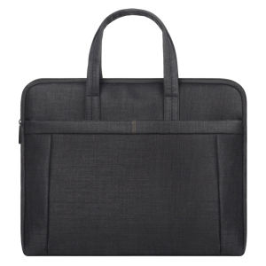 Business Printed Handheld Briefcase Office Meeting Training Commuting Party Souvenir Leather Bag Durable Hard Shell Handbag