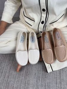 Giày Búp bê Nữ nhựa dẻo có lỗ lưới đi mưa đi làm giày công sở êm chân chống trơn GL004 - iDép Store