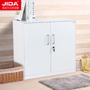 Modern Simple White Metal Shoe Cabinet with Glass Door for Balcony Sun Protection Multi-Function Home Student Bookcase