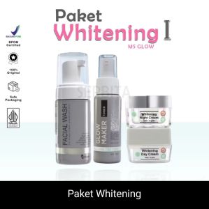 Ms Glow Paket Wajah Whitening Luminous Acne Ultimate Series All Paket Ms Glow| BERKAH AMANAH
