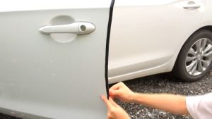 【SKIT SG】2M / 5M Car Door Edge Scratch Protector Strip Guard Trim Auto Door Anti Collision Strip w/ Steel Car-Styling Car Decoration Car Door Anti Collision Strip Car Door Edge Bumper Strip U Shaped Dustproof Seal Strip Car Door Protector Sound Proof