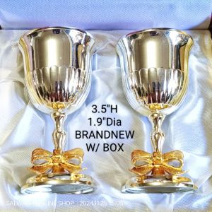 JAPAN BRILLIANT COLLECTION MINI WINE GLASS SET (METAL) • JAPAN SURPLUS