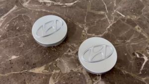 1 chiếc Logo chụp mâm ốp lazang bánh xe ô tô Hyundai HY-56 đường kính ngoài 56mm