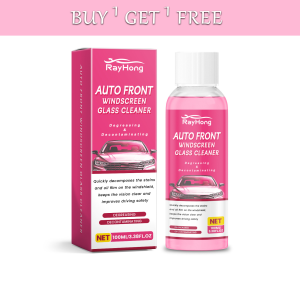 RAYHONG | RAYHONG 100ml Car Glass Cleaner Streak-Free Oil Film Remover Anti-Fog for Windshield & Windows - Clear Vision