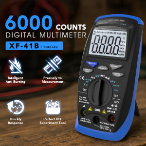 HP41B Professional Multimeter: Non-Contact Voltage Detection Anti-Burn Protection & Backlit LCD for Electrical Troubleshooting