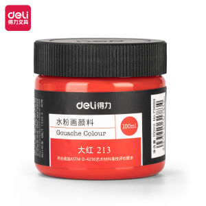 Bộ Sơn Acrylic Deli 100ml Màu Sắc Phong Phú Không Độc Hại Khô Nhanh Độ Phủ Cao Dùng Cho Tranh Vẽ Tường Đồ Thủ Công DIY Mô Hình.