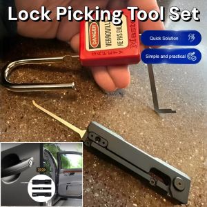 Lock Picking Tool Set Durable Quick Lock Pick Opener Broken Key Extractor Lock Repair Tools Locksmith Tools