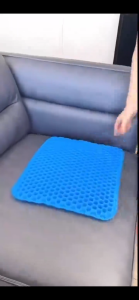 Gel Cushion Office Car Seat Silicone Cooling Pad Honeycomb Seat Pad Breathable Pressure Relief