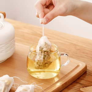 Disposable Tea Bags 100pcs/200pcs Tea Drawstring Bags Empty Tea Bags Natural Corn Fiber Tea Filter Bags for Loose Tea Coffee Spice Herbs