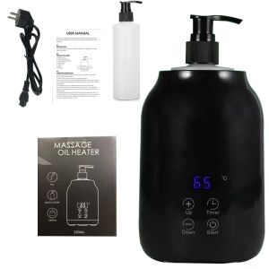 NEW Massage Oil Warmer Digital Lotion Cream Heater 2 Heat Modes Lotion Warmer Fast Heat Lotion Warmer LED Display with Timer