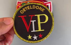 2025 New Netherlands Oeteldonk Emblem Iron On Patches For Clothes Oeteldonk Carnival Decoration Embroidery Patches Diy Stickers